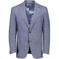 CARL GROSS Colbert wol blauw normale fit