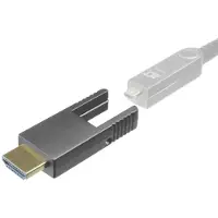 ACT AK4112 Vervang Adapter Micro HDMI naar HDMI voor HDMI Active Optical Cables met Afneembare Connector