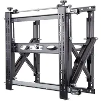 B-Tech Supportmuur - - BT8310XL - 3,05 m (120") - Maximale lading 125 kg - Zwart