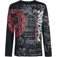 Rock Rebel by EMP Shirt met lange mouwen - Rock And Roll Dreams Come Through - S tot 5XL - voor Mannen - zwart - Maat M