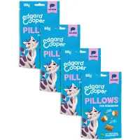 Edgard & Cooper 4x Adult Pillows Kattensnack Zalm 60 gr