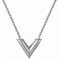 Marama - Ketting Amor Zilver - nikkelvrij - damesketting - sieraden - verstelbaar - hartje - liefde - zilveren plating - cadeau Valentijn - liefde