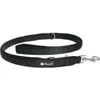 Petlando Trainingslijn Mesh Zwart - Hondenriem - 230x2.5 cm