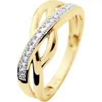 Diadema Alliance Diamonds 0.040 Cts Yellow Gold