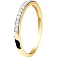 Diadema Alliance Diamonds 0.150 Cts Yellow Gold Jewelry