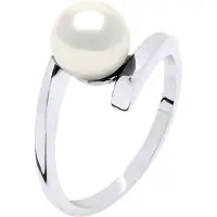 Diadema Ring Rush Offset zoetwaterparels 7,5-8 mm ronde White 925