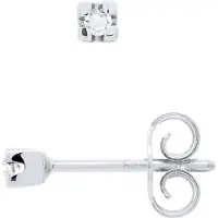 Diadema Diamanten oorknopjes 0040 Cts White Gold
