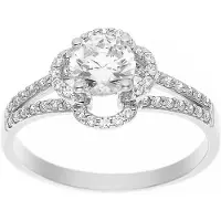 Diadema Solitaire 8 mm zirkonium en zilveroxiden 925 - fantastisch