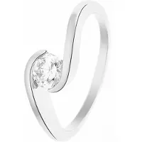 Diadema Solitaire 5 mm zirkonium en zilveroxide 925 - uniek