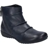 Josef seibel Naly 61 Damenschuhe Reißverschluss Stiefelette Blau Freizeit