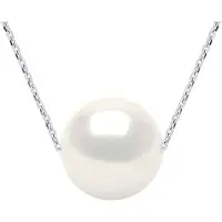 Diadema Zoetwater parelsnoer White Round 11-12 mm Chain Convict White Gold 18k