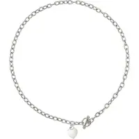 Diadema Cumshot ketting Je bent mijn hart zilver 925