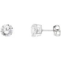 Diadema Ronde solitaire trekvlooien 6 mm set 4 klauwen zirkoniumoxiden - Desir 6
