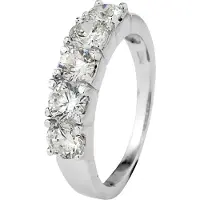 Diadema Trilogy ring zirkoniumoxides sieraden zilver 925 - trilogie