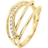 Diadema Diamond Ring 0,180 Cts luxe sieraden Yellow Gold