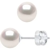 Diadema Oorbellen Akoya Pearl Ronde 6-7 mm Wit Goud 18 Karaat
