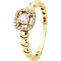 Diadema Solitaire Diamonds 0,33 Cts luxe sieraden Yellow Gold