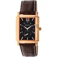 Heritor Automatic Heritor automatisch Frederick lederen band horloge