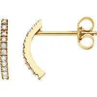 Diadema Half Hoop 0090 Cts Diamond Jewellery White Gold