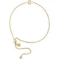 Diadema Diamond Bracelet Solitaire 0,02 0,50 Cts Cts Illusion Yellow Gold