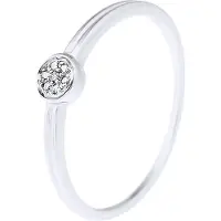 Diadema Solitaire Diamonds 0.040 Cts White Gold