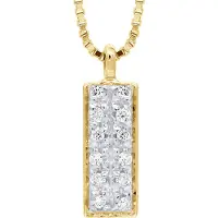 Diadema PAVING Ketting Diamonds 0.040 Cts Yellow Gold