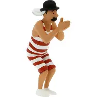 Moulinsart Kuifje Janssen in badpak - Hoogwaardig PVC beeldje van 9 cm