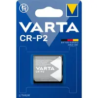 Varta 2x Lithium Cylindrical Batterijen Cr-p2 Blister