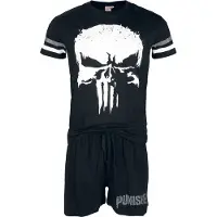 The Punisher - Disney Pyjama - - Skull - S tot XXL - voor Mannen - zwart | Maat XL