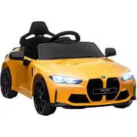 AIYAPLAY Elektrische kinderauto Kunststof, Metaal 108L x 69,5B x 51H cm Geel