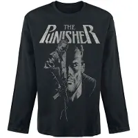 The Punisher - Disney Shirt met lange mouwen - Punisher Rifle - M tot XXL - voor Mannen - zwart | Maat XL