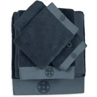 Kayori Taoru Handdoek - 60x110 cm - Set van 3 - Denim