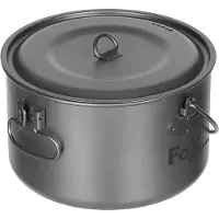 MFH - Max Fuchs - Pot - Titanium - Groot - Met Deksel - ca. 1,95 liter
