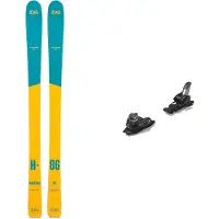 Zag - Packs (ski's & bindingen) - Pack Harfang 86 Lady 2025 voor Dames van Hout - Geel