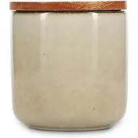 Salt & pepper Voorraadpot Meridian Ivory 12 x 12 cm