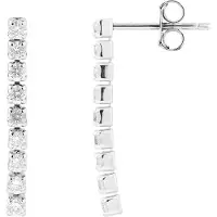 Diadema Oorbellen Diamond River Oxiden en Zirkonium en Silver 925 - Reve
