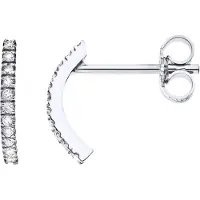 Diadema Half Hoop 0090 Cts Diamond Jewellery White Gold