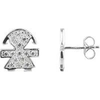 Diadema Zilver 925 Garr Oorbellen - Meisje