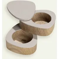 Fyrklövern Peper- en zoutstel Curve Salt & Pepper Nupo Clay Brown (Set van 2)