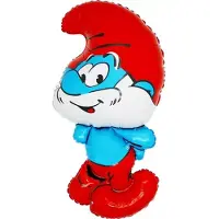 De Smurfen Folie ballon Grote smurf - 35 cm