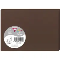 Clairefontaine Pollen - Kaart - 110x155mm - C6 - Cacao - Bruin - 25 stuks