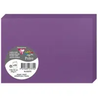 Clairefontaine Pollen - Dubbele Kaart - 110x155mm - C6 - Violet - Intensief Paars