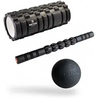 Matchu Sports Foam Roller Set 3 in 1 - EVA-foam, rubber, kunststof