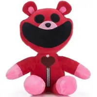 Poppy Playtime Smiling Critters (Rood) Pluche Knuffel 32 cm - Monster Knuffels - Speelgoed voor Kinderen Jongens Meisjes - Roblox Game Plush Toy - Huggy Wuggy & Kissy Missy