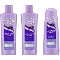 Andrélon Zilver Care Pakket - 2 x Shampoo & 1 x Conditioner