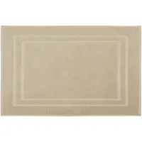 DoubleDry Hotel Badmat 50 x 80 cm – 100% Katoen 1000 g/m2 – Zacht & Absorberend - BeigeTaupe