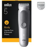 Braun Body Groomer Series 5 BG5500 +2 Verzorgingstools - Trim & Scheer Haar - Waterdicht - Grijs
