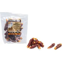 Beeztees Tasty Treats Zoete Aardappel Bites met Eend - Hondensnacks - Hondenkoekjes - Hondensnoepjes - 400 gram