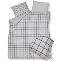 Vandyck Dekbedovertrek Flanel Dundee Blue Ink Flanel-200 x 200 / 220 cm | 2-Persoons