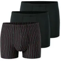 Schiesser Boxershorts '95/5 Essentials' rood / zwart / wit